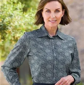 Relaxed Fit Cotton Blouse