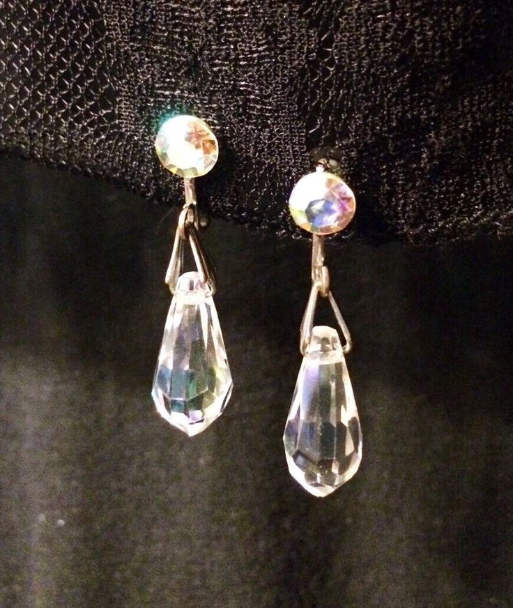 Vintage Crystal Earrings