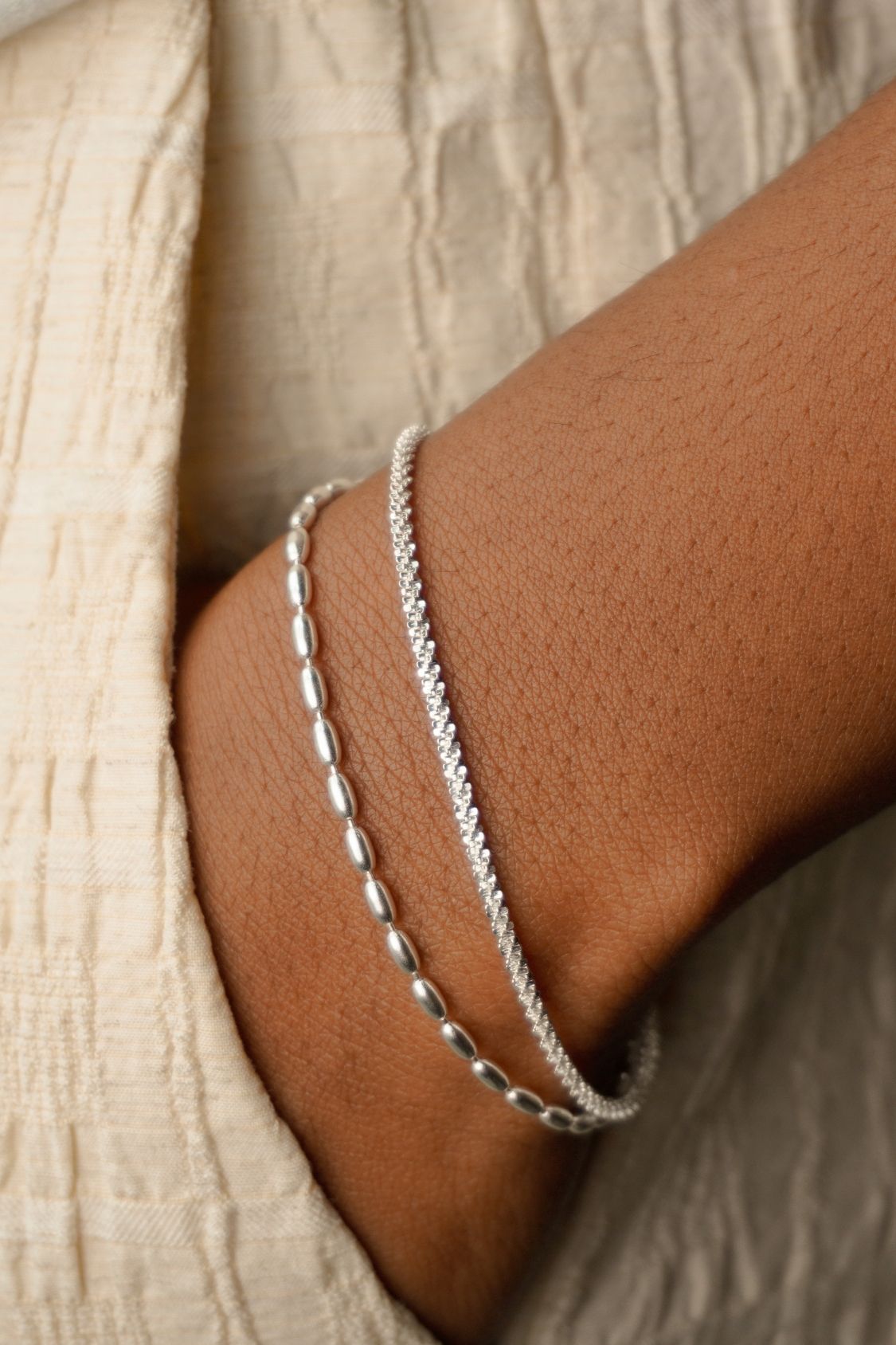 Lightweight Silver Bracelet